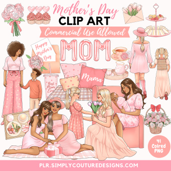 Mother's Day Clipart Pack Mother's Day Clipart Pack