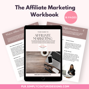 The Affiliate Marketing Workbook : Simply Couture PLR