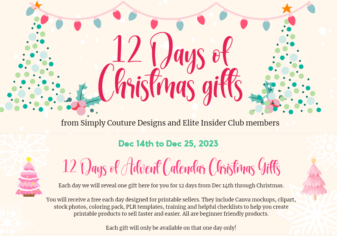 12 Days Of Christmas Gifts 2023